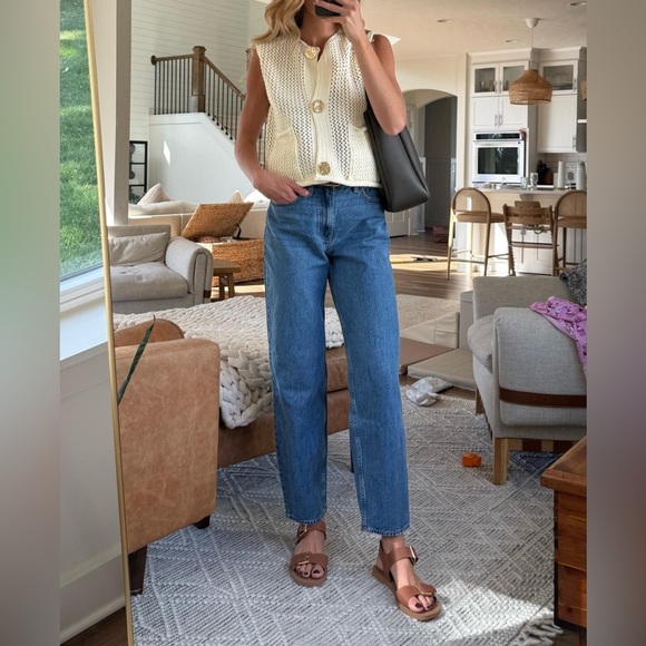 Taper jeans, high rise - Picture 4 of 4